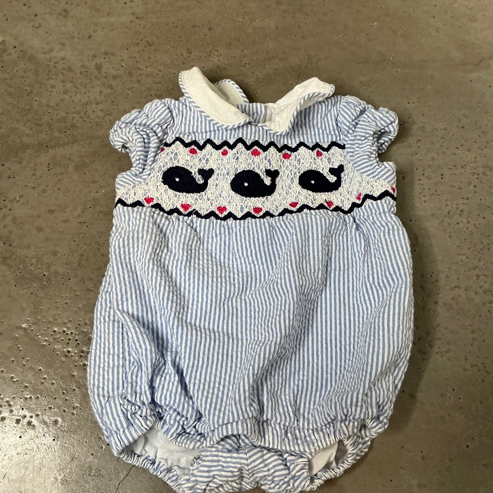 Janie and Jack Whale Onesie